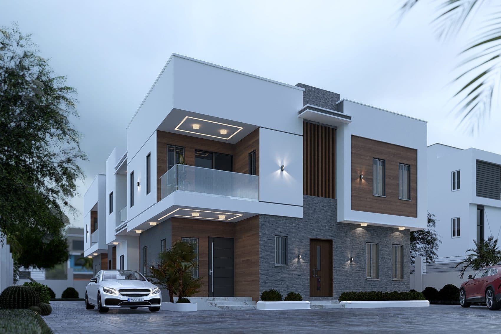2 & 3 Bedroom Block of Flats, Lagos — render
